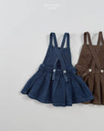 Little Foxx – Twill Dungaree Dress