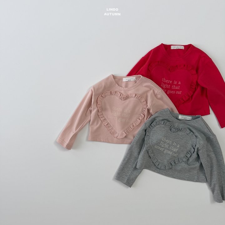 Little Foxx – Hearts Frill Tee