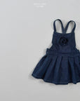 Little Foxx – Twill Dungaree Dress