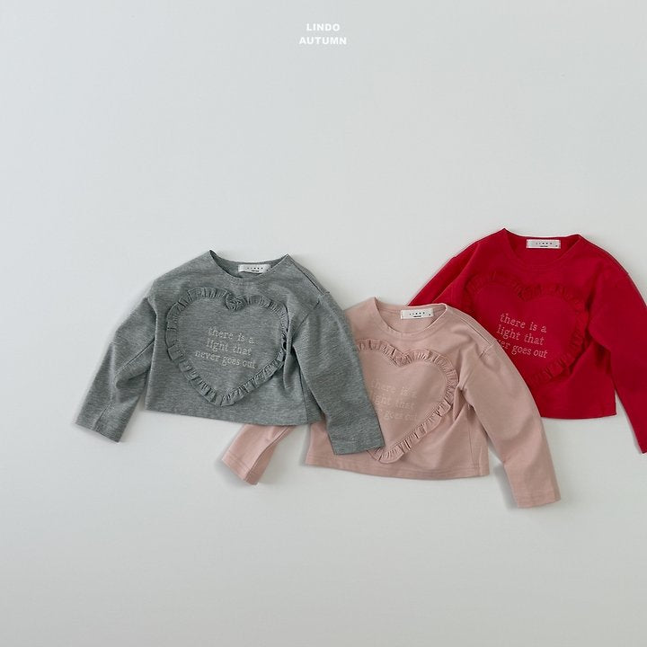 Little Foxx – Hearts Frill Tee