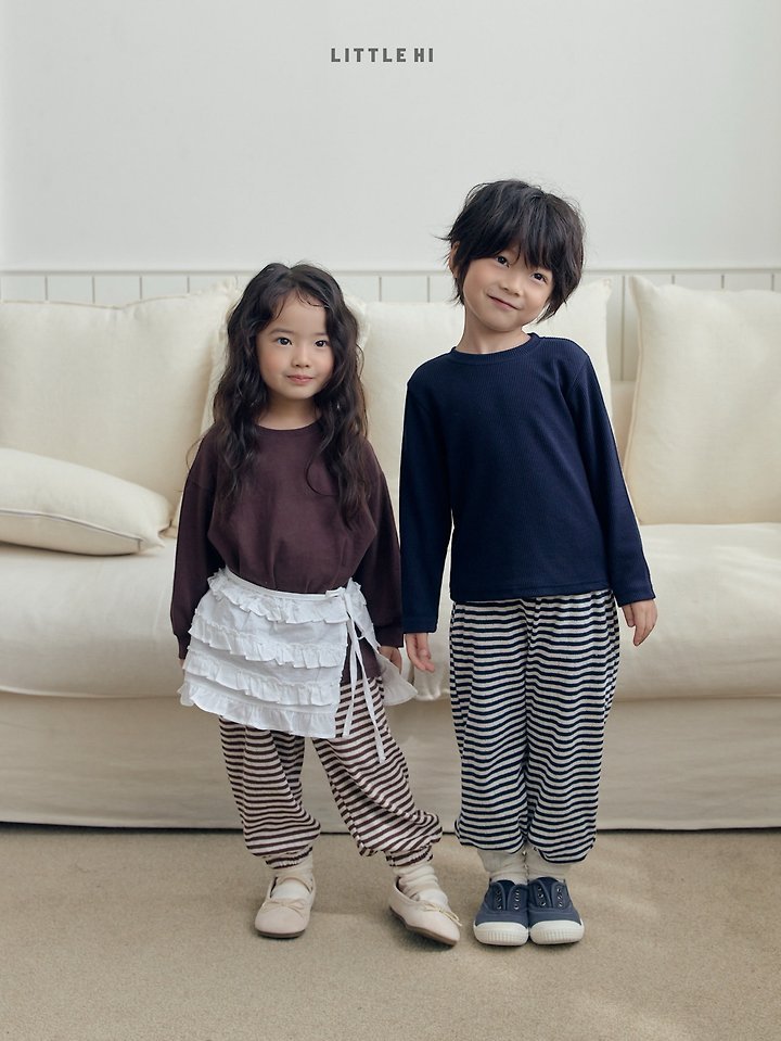 Little Foxx – Eyelet Stripe Jogger Pants