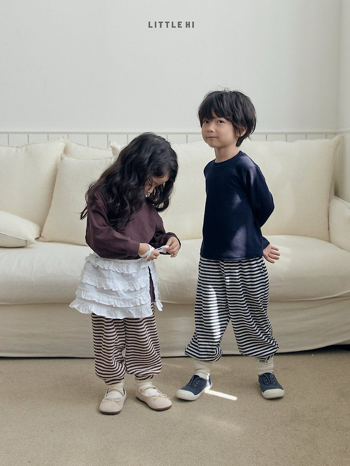 Little Foxx – Eyelet Stripe Jogger Pants