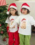 Little Foxx – Merry Cat Peach Tee