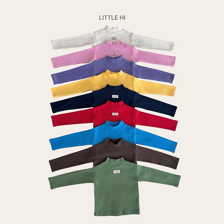 Little Foxx – Lolly Pop Peach Turtleneck Tee