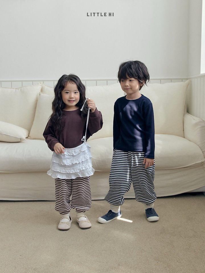 Little Foxx – Eyelet Stripe Jogger Pants