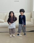 Little Foxx – Eyelet Stripe Jogger Pants
