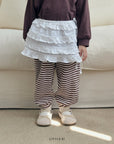 Little Foxx – Eyelet Stripe Jogger Pants