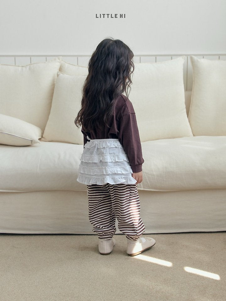 Little Foxx – Eyelet Stripe Jogger Pants