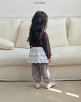 Little Foxx – Eyelet Stripe Jogger Pants