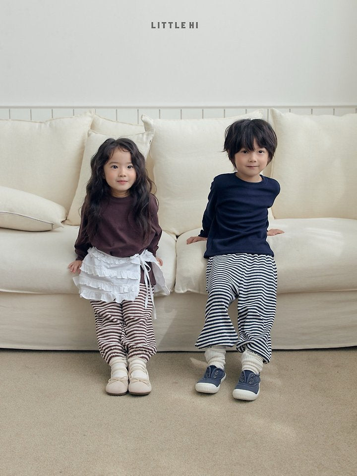 Little Foxx – Eyelet Stripe Jogger Pants