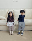 Little Foxx – Eyelet Stripe Jogger Pants