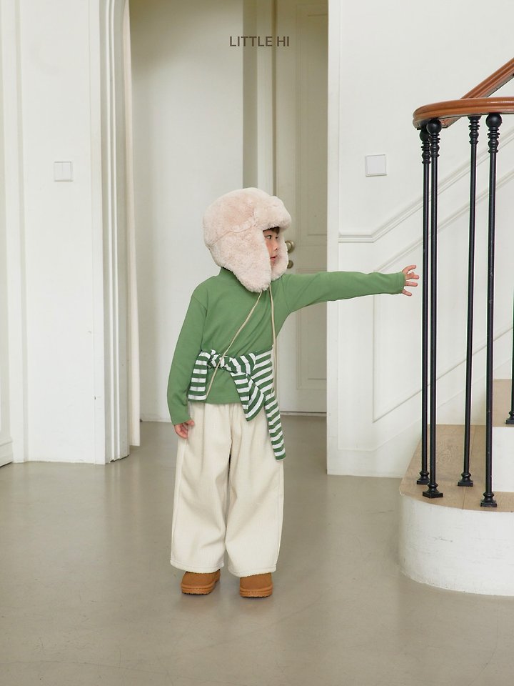 Little Foxx – Lolly Pop Peach Turtleneck Tee
