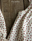 Little Foxx – Strawberry Eyelet Cardigan Set