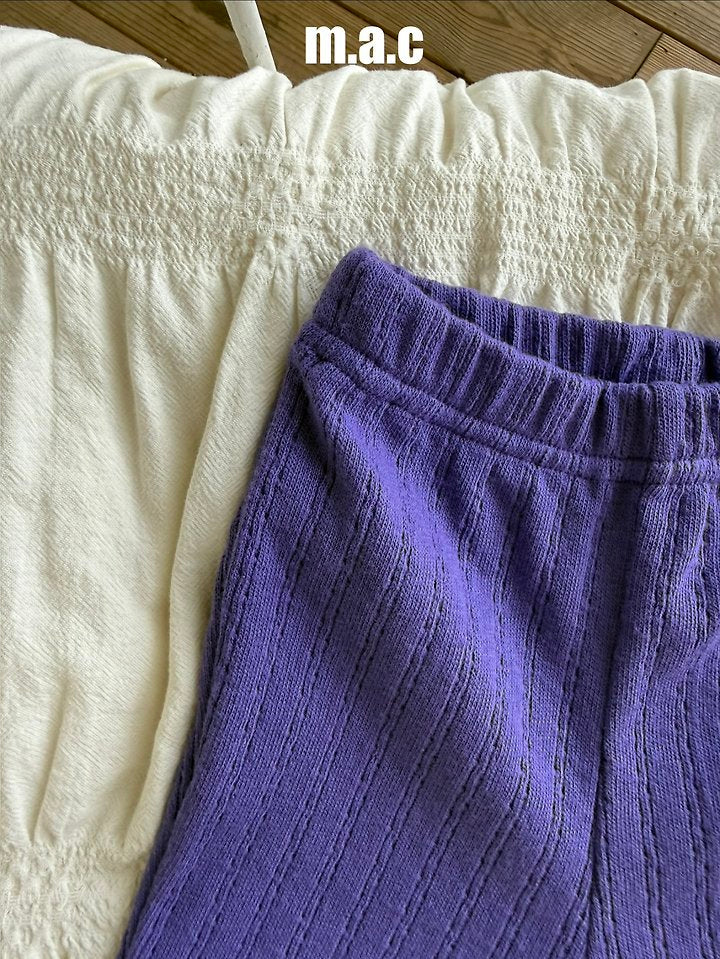 Little Foxx – Eyelet Bootcut Pants