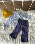 Little Foxx – Striped Bootcut Pants