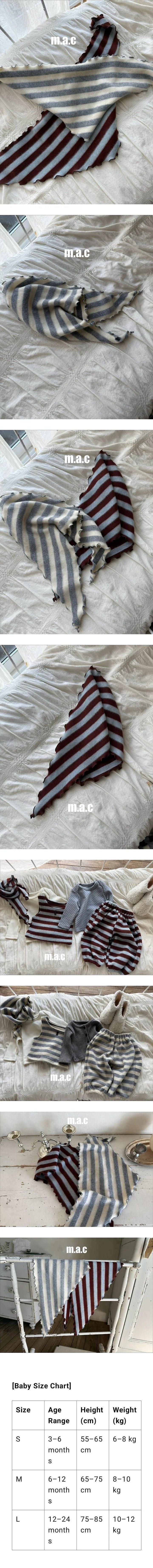 Little Foxx – Winter Striped Kerchief