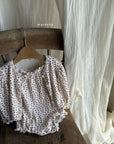 Little Foxx – Strawberry Eyelet Cardigan Set