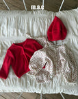 Little Foxx – Strawberry Eyelet Cardigan Set