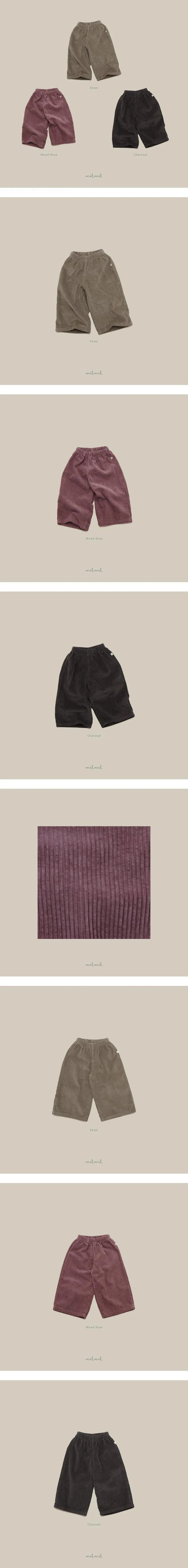 Little Foxx – Corduroy Wide Pants