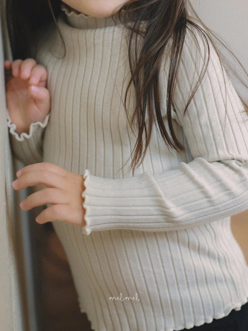 Little Foxx – Mock Neck Rib Tee