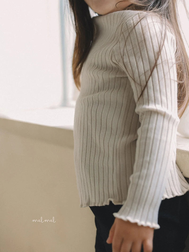 Little Foxx – Mock Neck Rib Tee