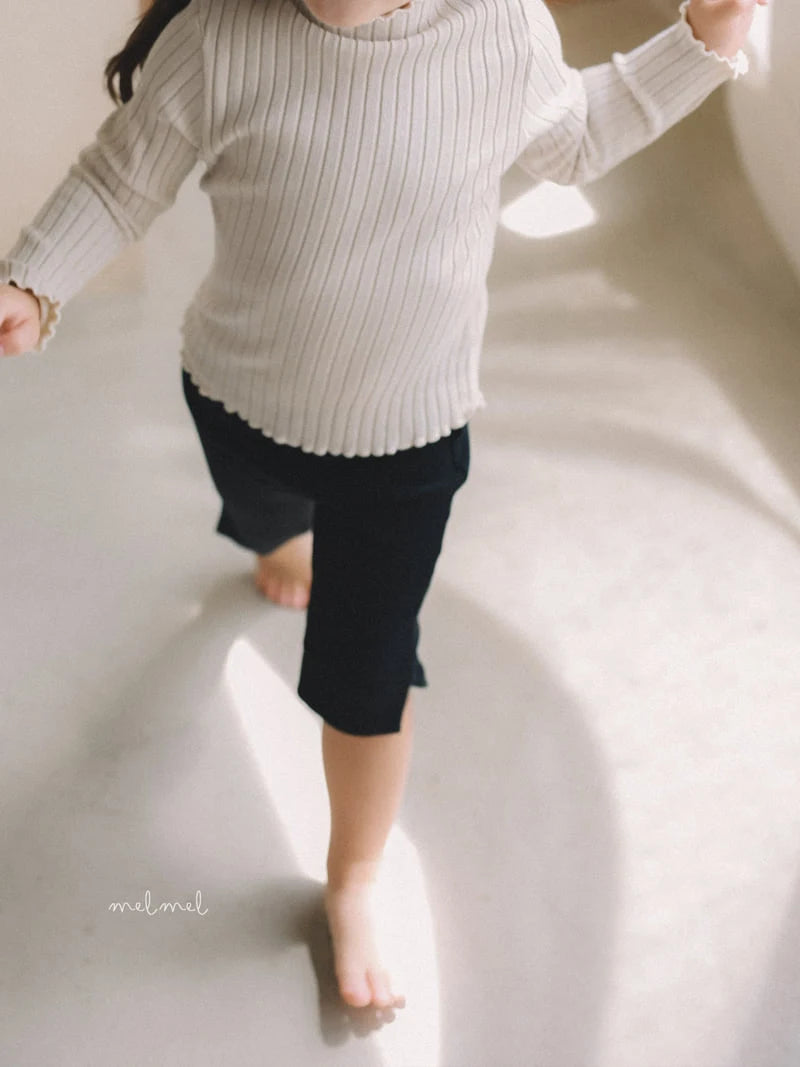 Little Foxx – Mock Neck Rib Tee
