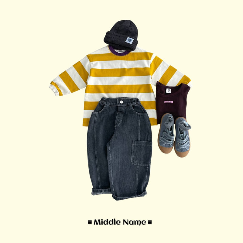 Little Foxx – Milk Colored Stripe Tee