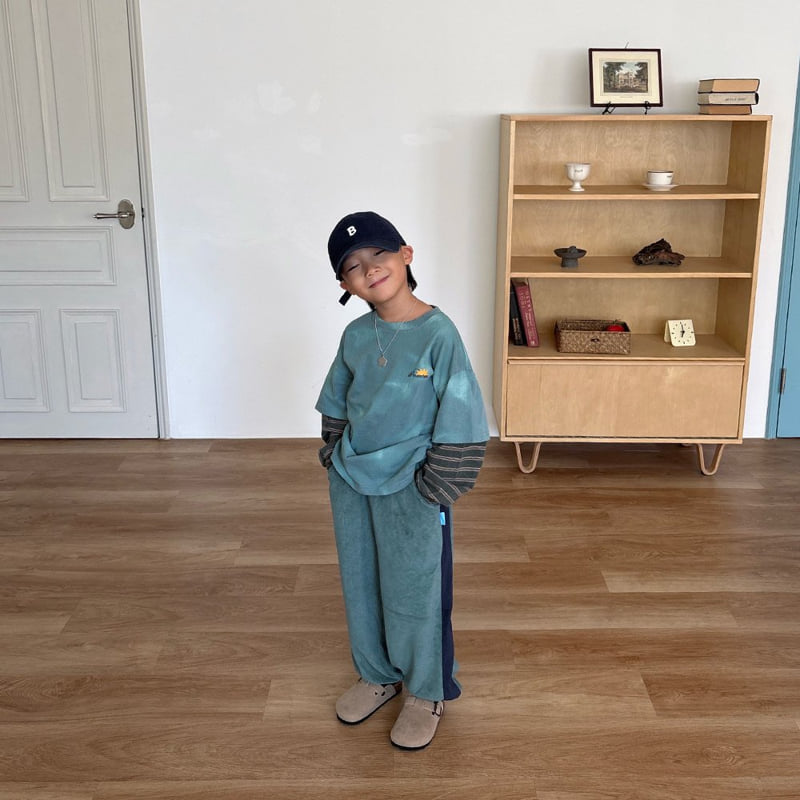 Little Foxx – Terry Colorblock Jogger Pants