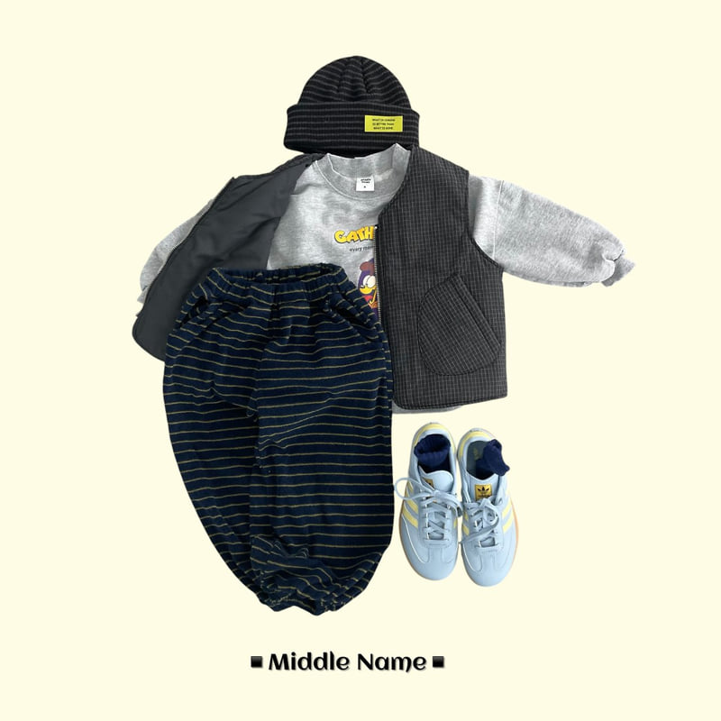 Little Foxx – Terry Stripe Jogger Pants