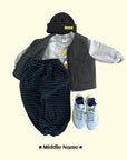 Little Foxx – Terry Stripe Jogger Pants