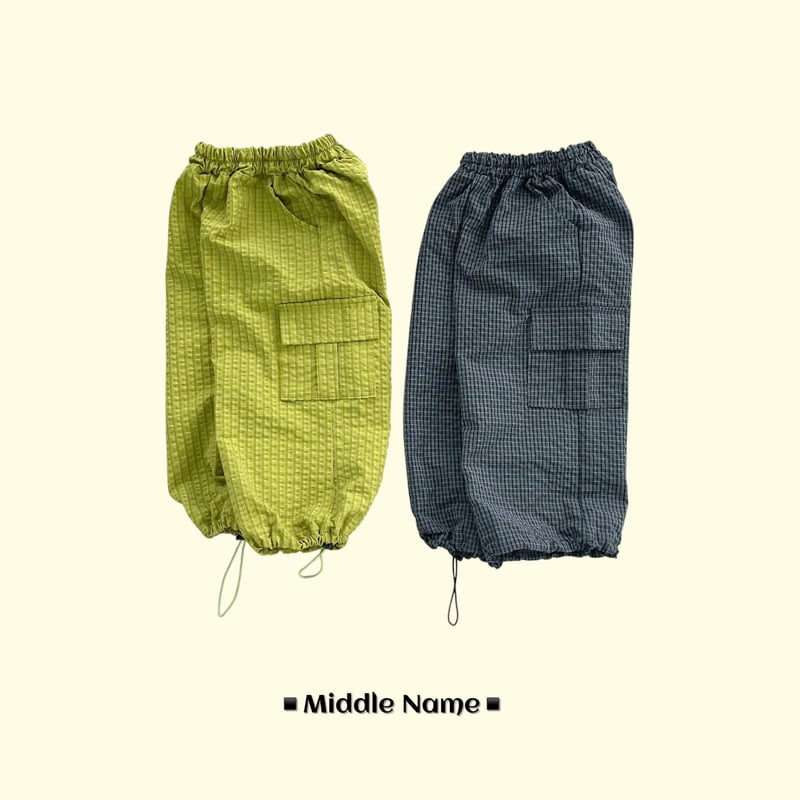 Little Foxx – Cargo Embo Check Pants