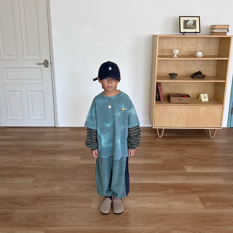 Little Foxx – Terry Colorblock Jogger Pants