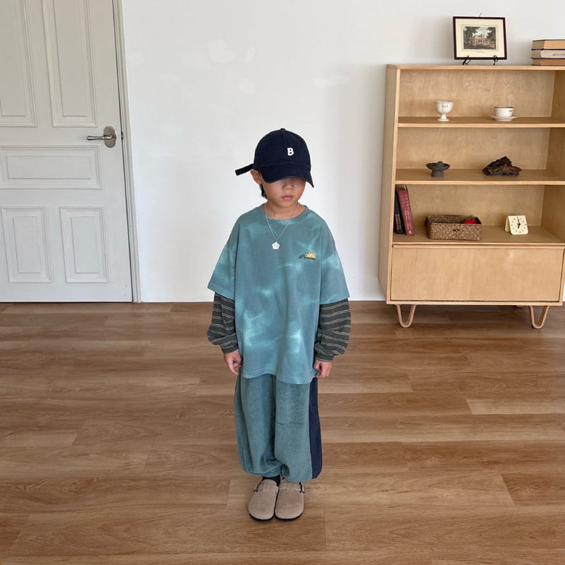 Little Foxx – Terry Colorblock Jogger Pants
