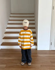 Little Foxx – Milk Colorblock Striped Tee