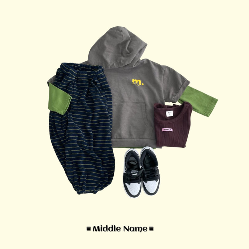 Little Foxx – Terry Stripe Jogger Pants
