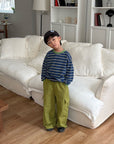 Little Foxx – Cargo Embossed Check Pants