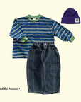 Little Foxx – Pigment Stripe Tee