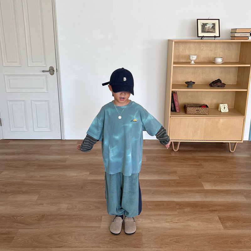 Little Foxx – Terry Colorblock Jogger Pants