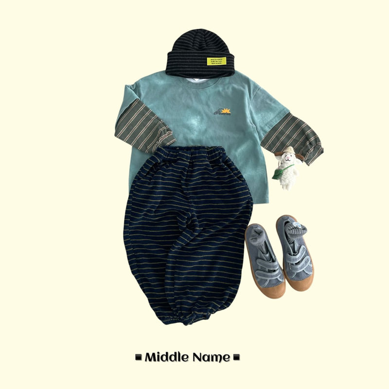 Little Foxx – Terry Stripe Jogger Pants