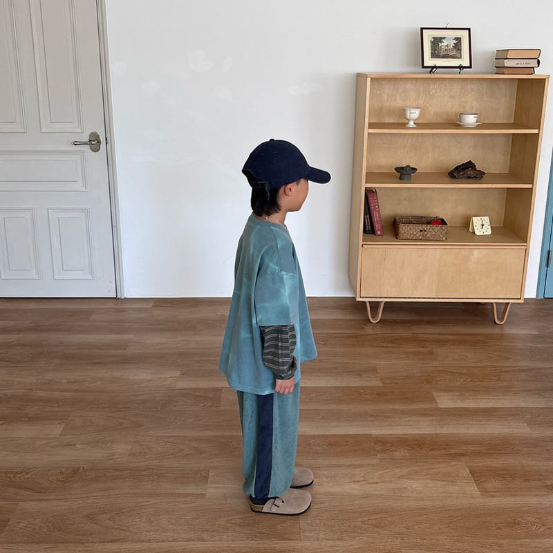 Little Foxx – Terry Colorblock Jogger Pants