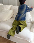 Little Foxx – Cargo Embossed Check Pants