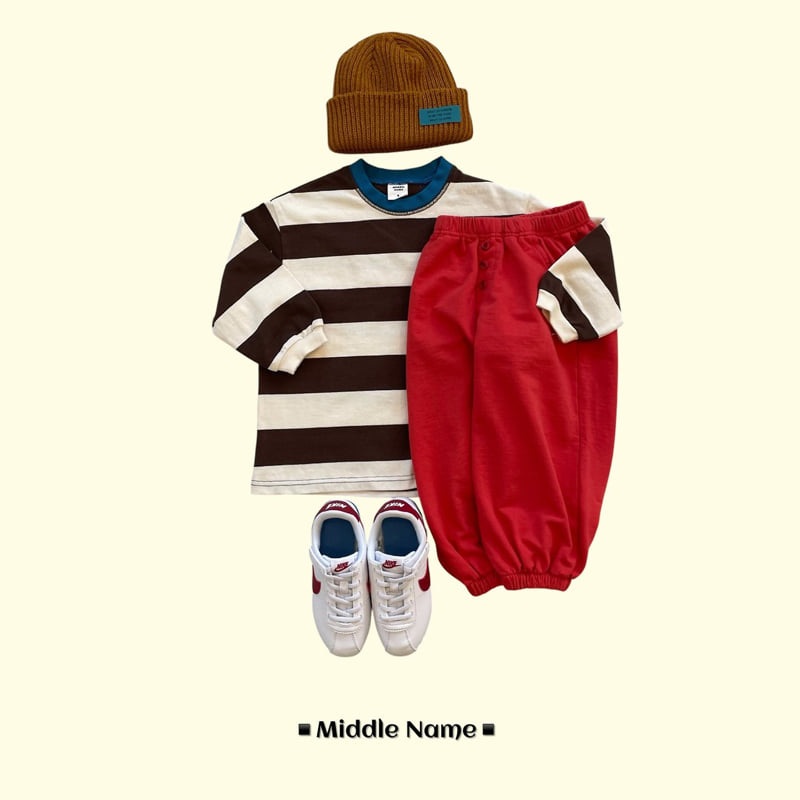 Little Foxx – Milk Colored Stripe Tee