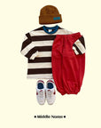 Little Foxx – Milk Colored Stripe Tee