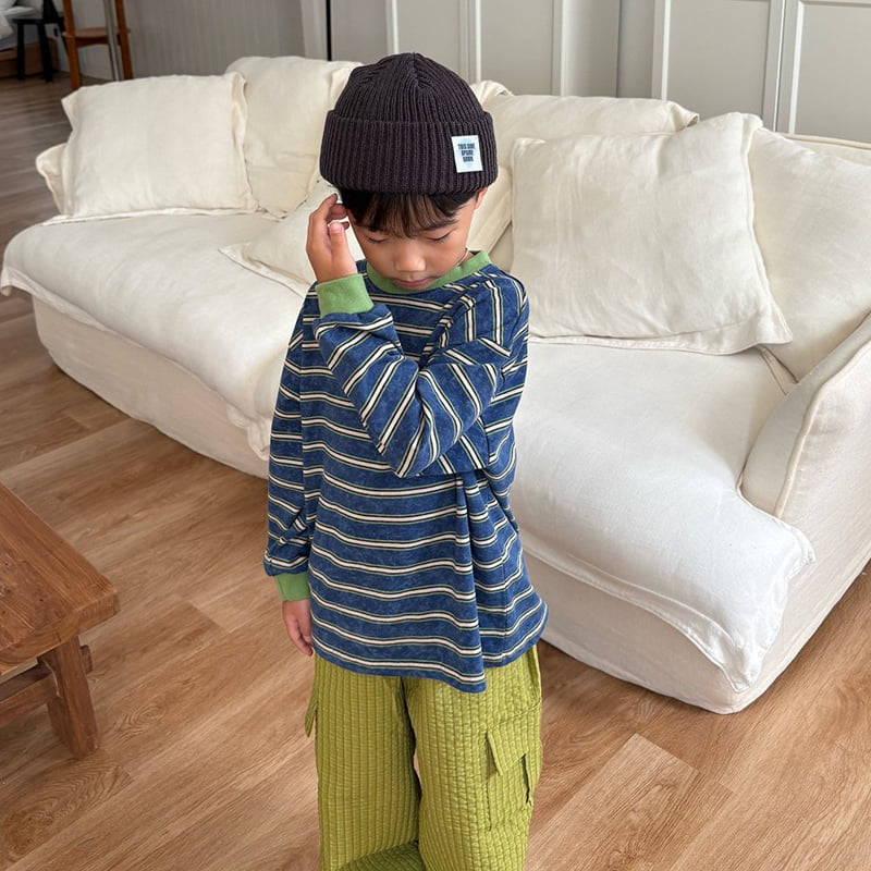Little Foxx – Cargo Embossed Check Pants