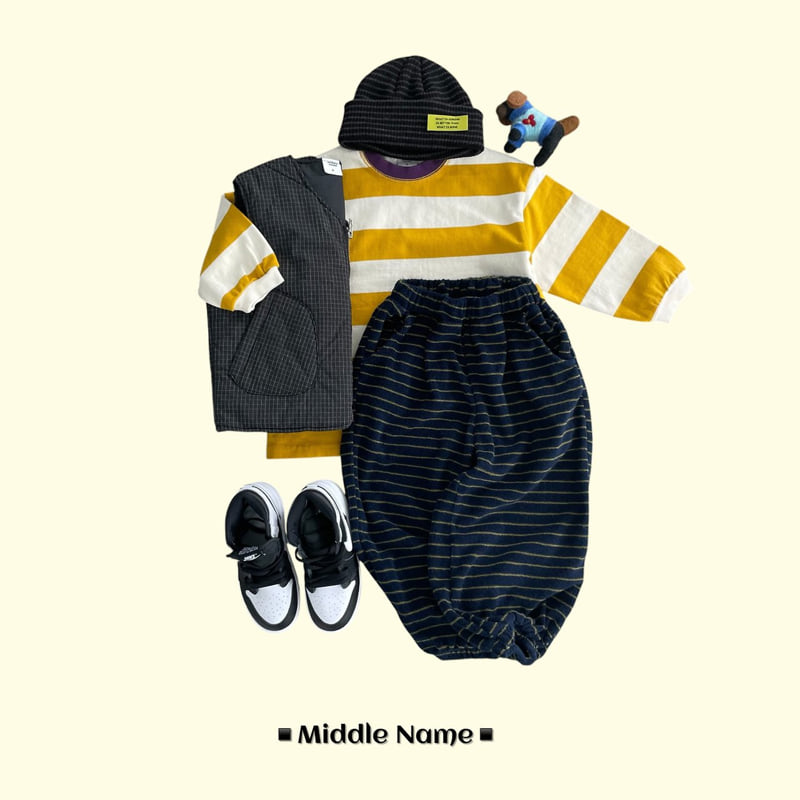 Little Foxx – Terry Stripe Jogger Pants
