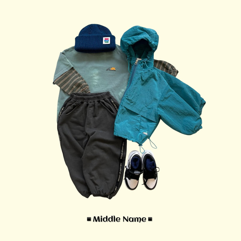 Little Foxx – Pigment Tape Jogger Pants