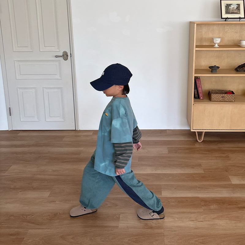Little Foxx – Terry Colorblock Jogger Pants