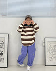 Little Foxx – Milk Colorblock Striped Tee