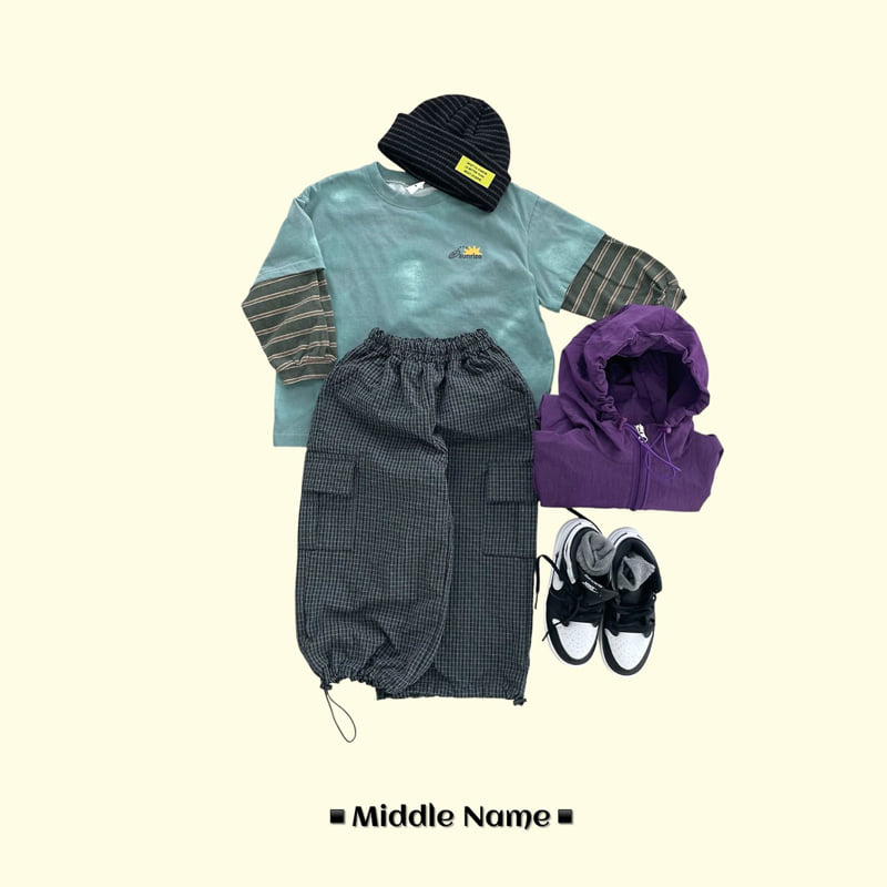 Little Foxx – Cargo Embo Check Pants