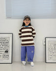 Little Foxx – Milk Colorblock Striped Tee